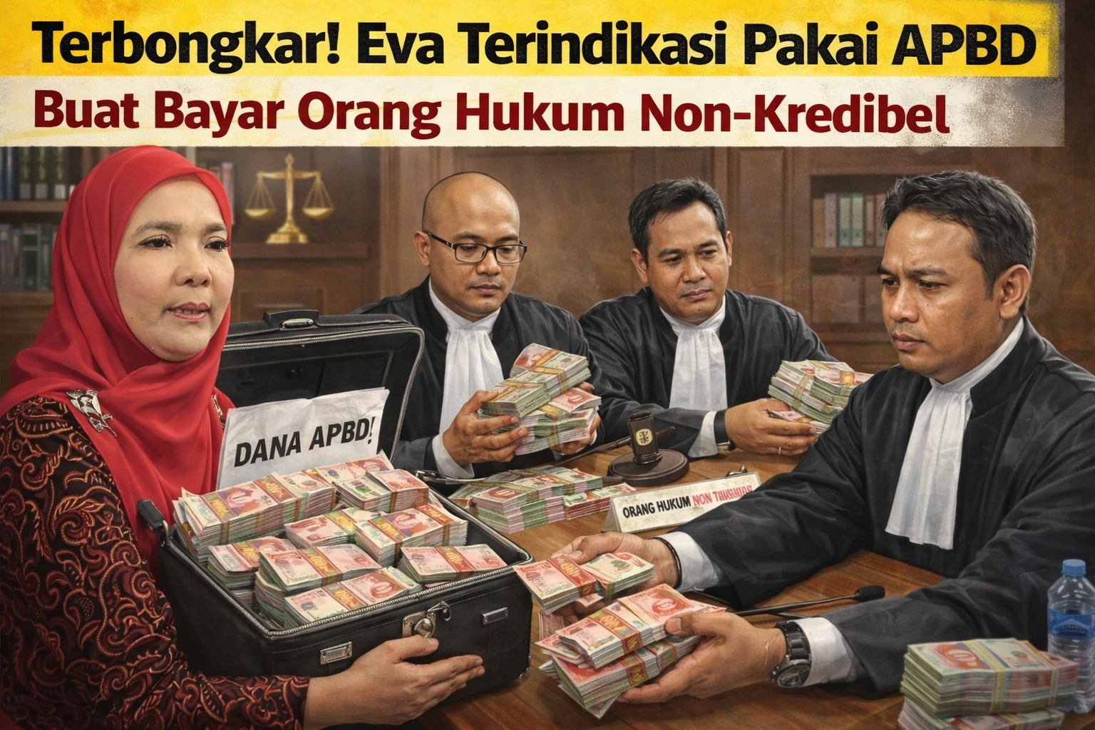 Eva dan uang APBD di meja hukum (1)